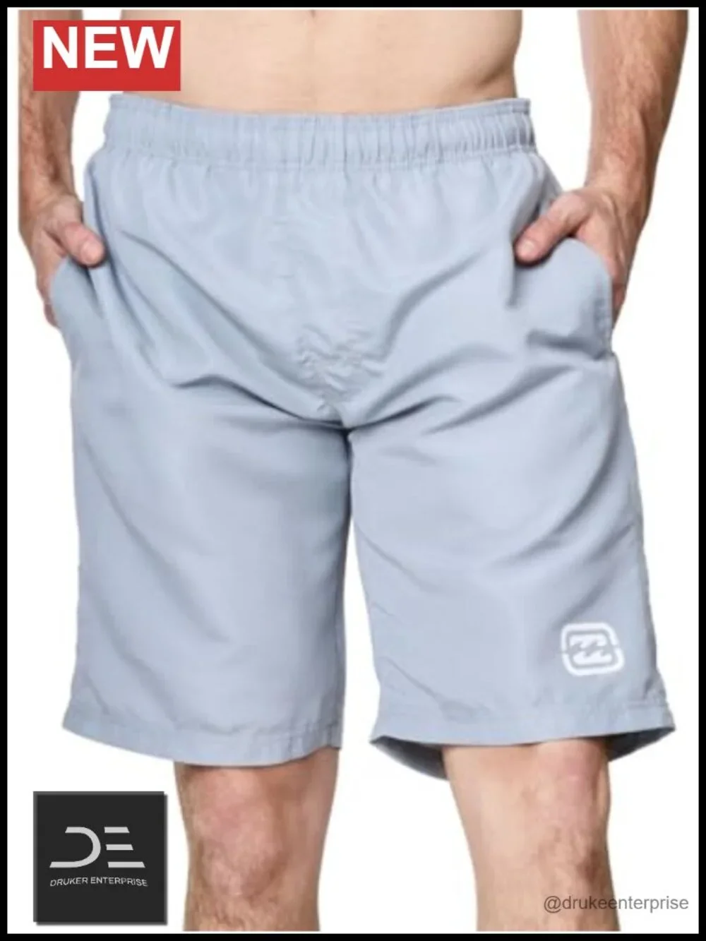 Quick Dry Board Shorts for Men, Adjustable Waist, 10 Inseam